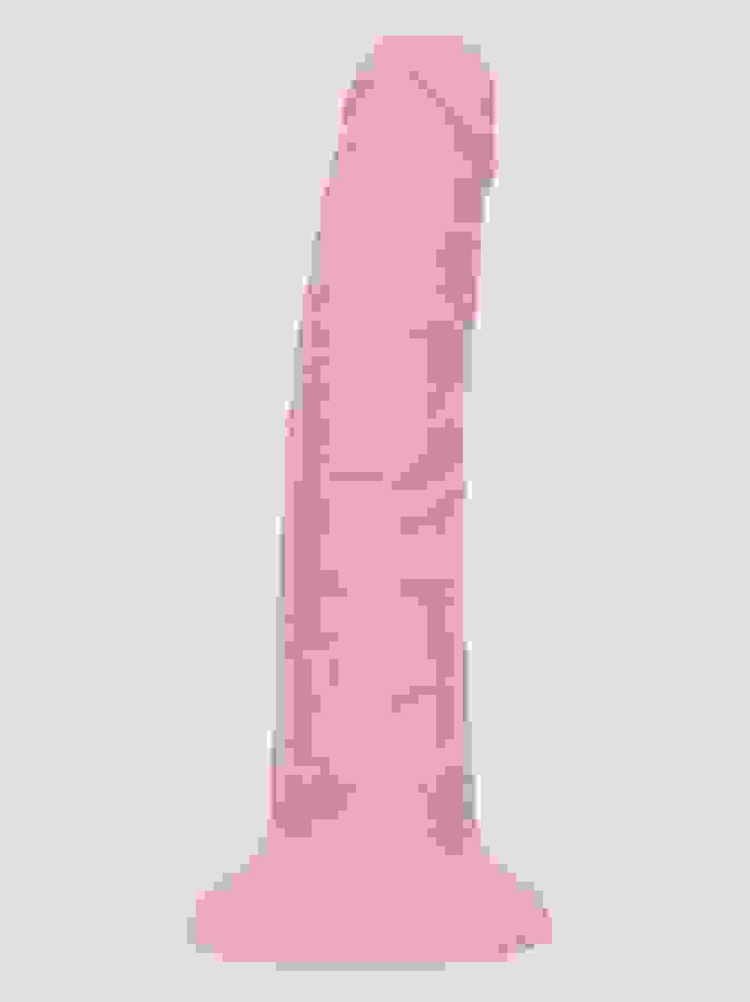 Lovehoney Realistic Silicone Suction Cup Dildo 8 Inch, Flesh Pink, hi-res